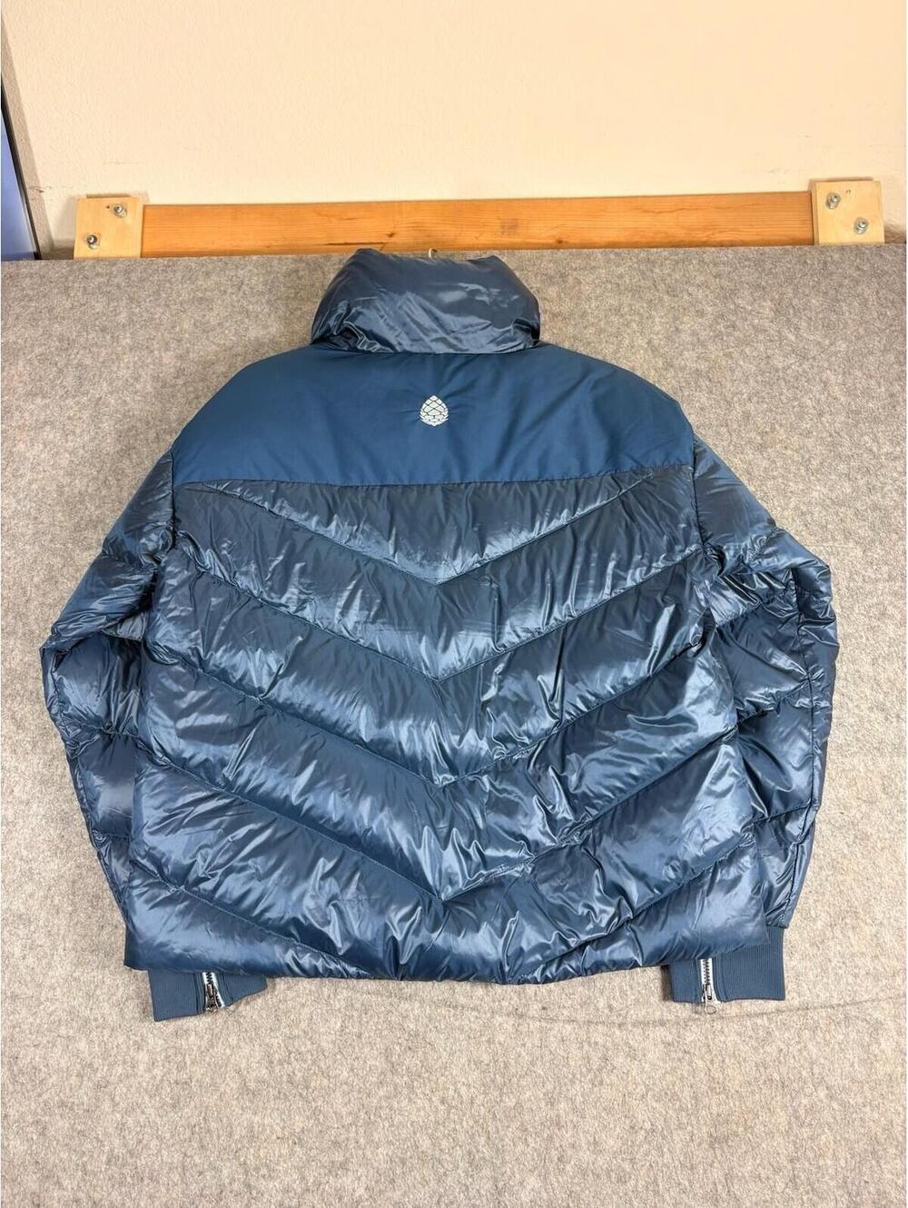 Stio Tayloe Jacket Women's Small Blue Full Zip 800 Down Quilted Winter Puffer - Picture 2 of 6